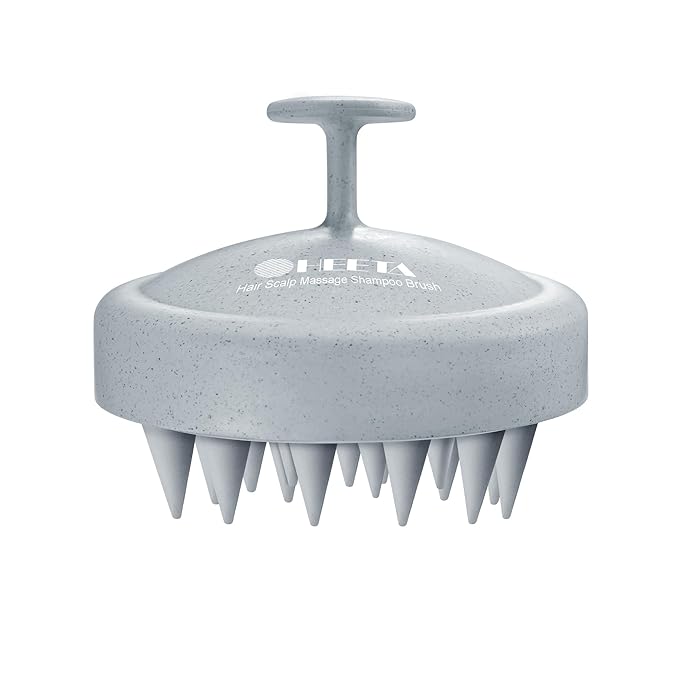 HEETA Scalp Massager Hair Growth, Soft Silicone Scalp Scrubber Shampoo Brush by HEETA