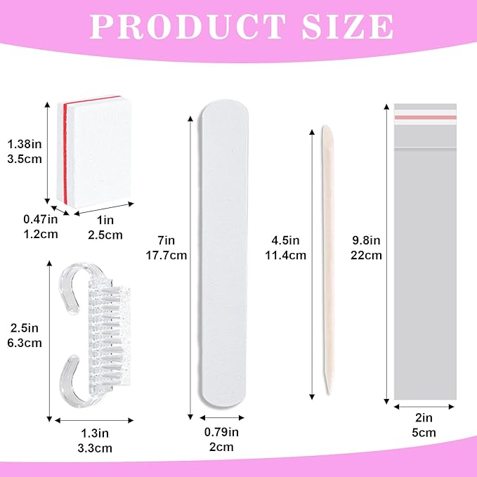 50 Sets Disposable Manicure Kit Basics 4 Piece Nail Kit - Image 6