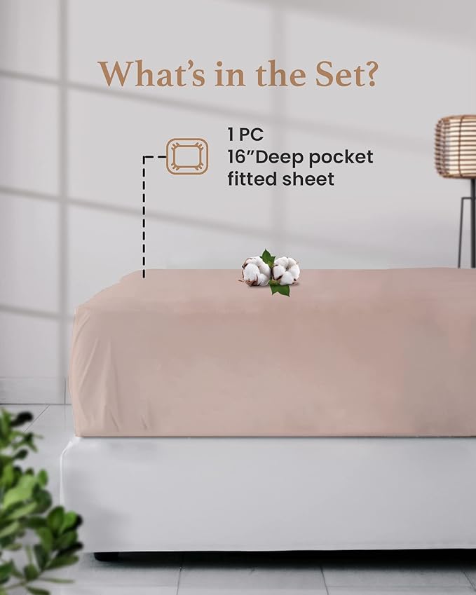 Good Sleep Bedding Queen Size Fitted Sheet - Image 3