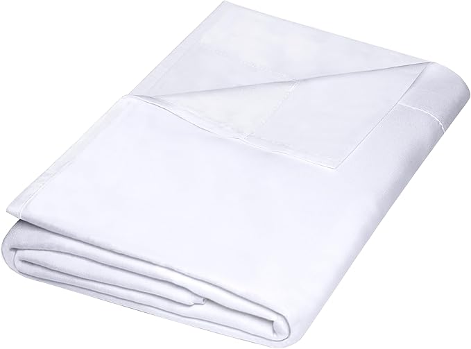 ZPECC King Flat Sheet Only 1 Pack, Durable White Top Bed Sheets Hypoallergenic by ZPECC-ABrandThatHasBeenFocusedOnBabyProductsFor18Years