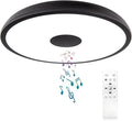 Black Waterproof LED Flush Mount Ceiling Light Fixture, by AlwaysOnAlwaysWarm