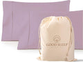 1000 TC Purple King Pillowcases Set of 2 100% Egyptian Cotton Pillow Cases by GoodSleepBedding