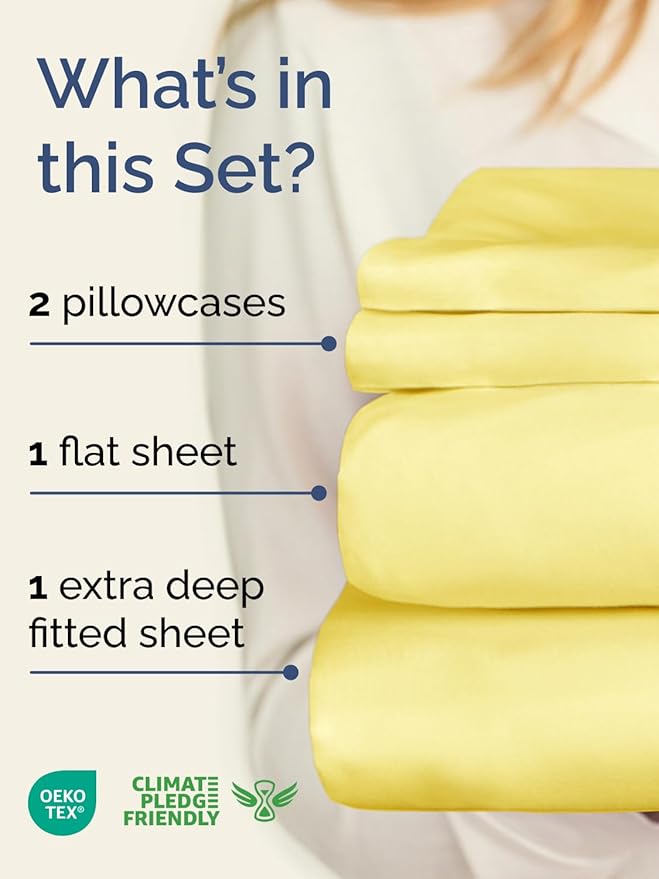 Extra Deep Twin Sheet Set - Image 2