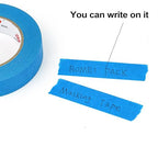 BOMEI PACK Blue Painters Tape 1 Inch Bulk - Paint Tape 10 Rolls x 1 Inch x 55 Yards - Painter's Tape Blue Masking Tape for Walls Painting, DIY Crafting, and School Projects, Total 550 Yards