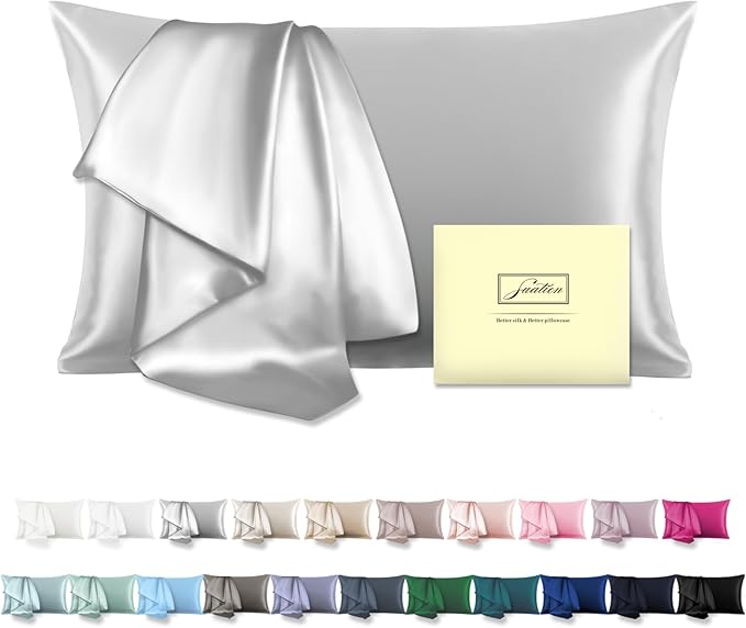 Natural Mulberry Silk Pillowcase by Suatien