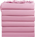 FreshCulture Twin Fitted Sheets, Bulk Pack of 6, Deep Pocket, Soft Microfiber by FreshCulture