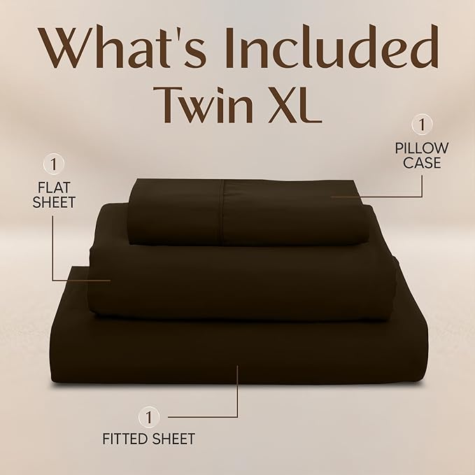 Utopia Bedding Twin XL Sheet Set – 3 Piece Bed Sheets - Image 3