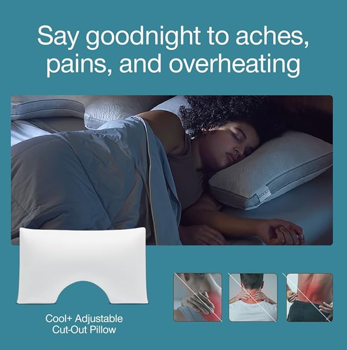 Coop Home Goods Cool+ Cut-Out Adjustable Pillow Queen - Image 3