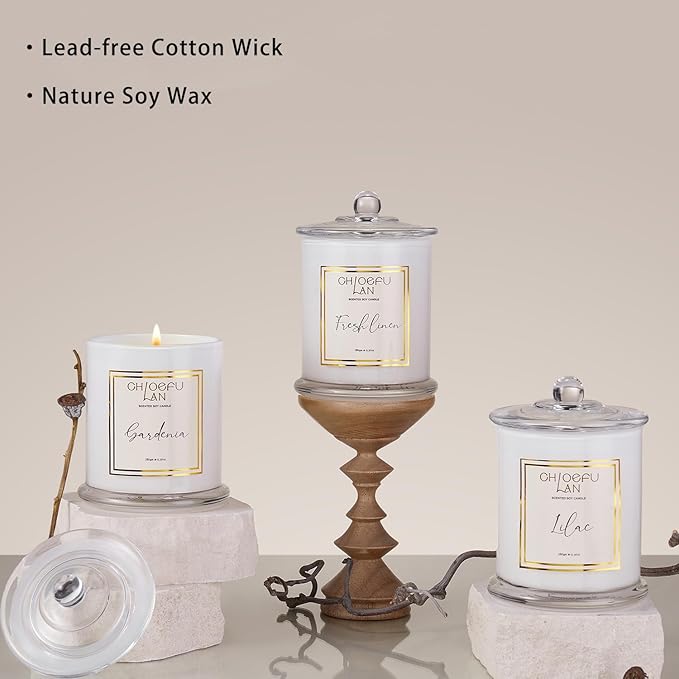 Chloefu LAN Vanilla Bomb Candle, Vanilla Scented Candles Gifts - Image 5