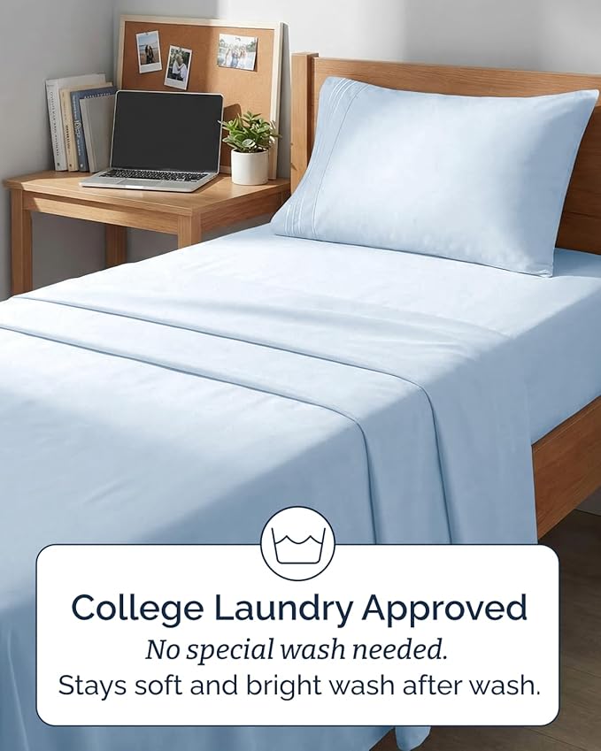 Twin XL Size 3 Piece Sheet Set - Image 6