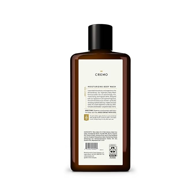 Cremo Body Wash for Men, Rich-Lathering Bourbon & Oak, 16 Fl Oz - Image 7