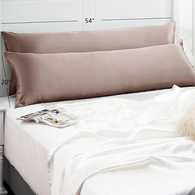 Satin Body Pillow Pillowcase 1pc, Silky Body Pillow Cover Similar to Silk - Image 4