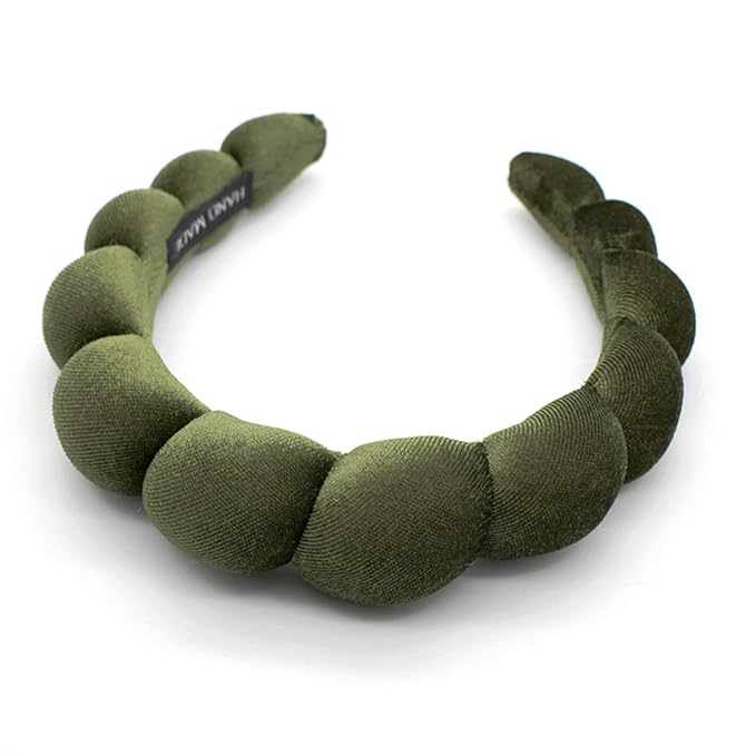 Fashion Headbands for Women Padded Fabric Hair Bands Wide Velvet Non Slip by Uchyius