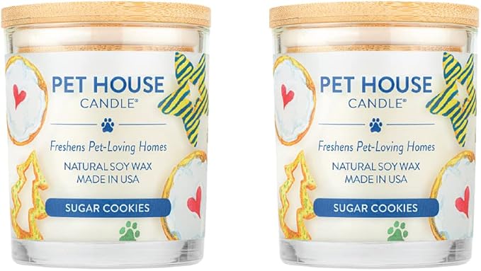 Pet House Pet Friendly Candle Plant Based Scented Candle Clean Burning by OneFurAll