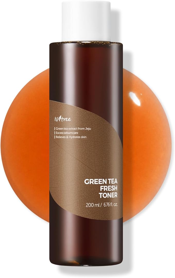 ISNTREE Green Tea Fresh Toner 200ml, 6.76 fl.oz | Korean Skincare | Toner by ISNTREE