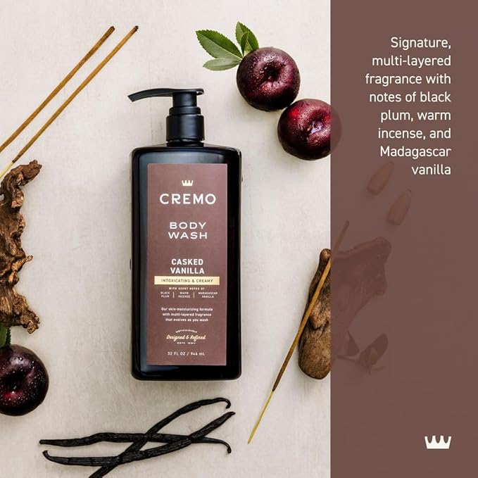 Cremo Rich-Lathering Casked Vanilla Body Wash - Image 2
