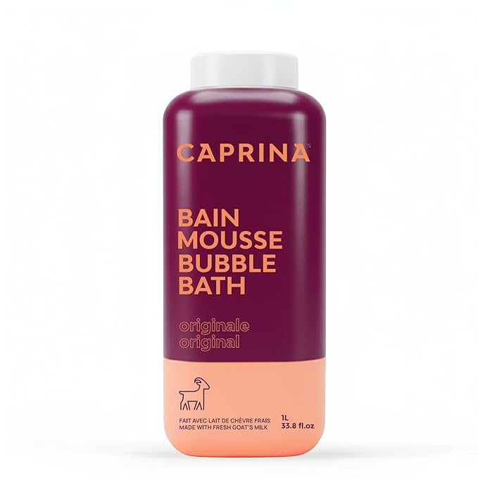 Caprina Fresh Goat’s Milk Bubble Bath, Hydrating Relaxing Foam Bath, by Unknown