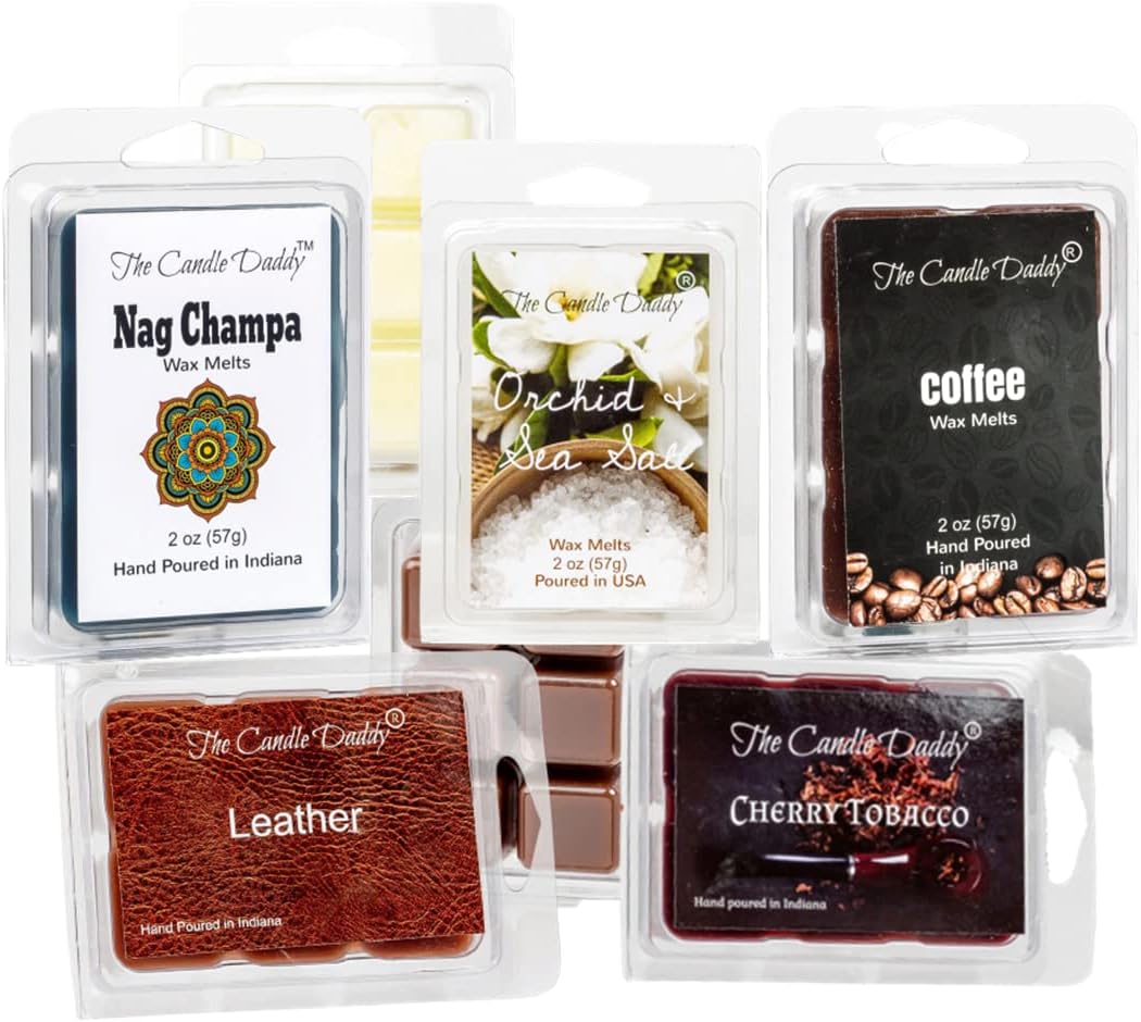 The Candle Daddy Family Friendly FAVES Volume I - 5 Pack of Wax Melts - 30 Total Cubes - 10 Total Ounces