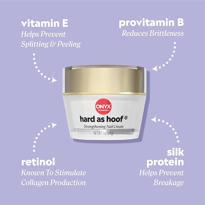 Onyx Professional Hard As Hoof Nail Strengthening Cream, Unscented - Image 4