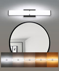 24.8Inch 2500LM Bathroom Light Fixtures 5CCT Optional, Dimmable Bathroom by NOVELUX