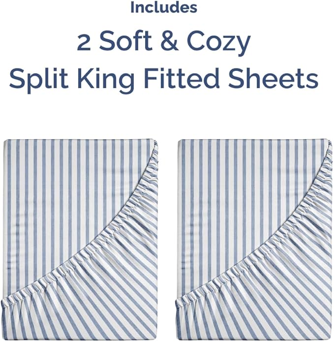 Split King Fitted Bed Sheet - Image 4