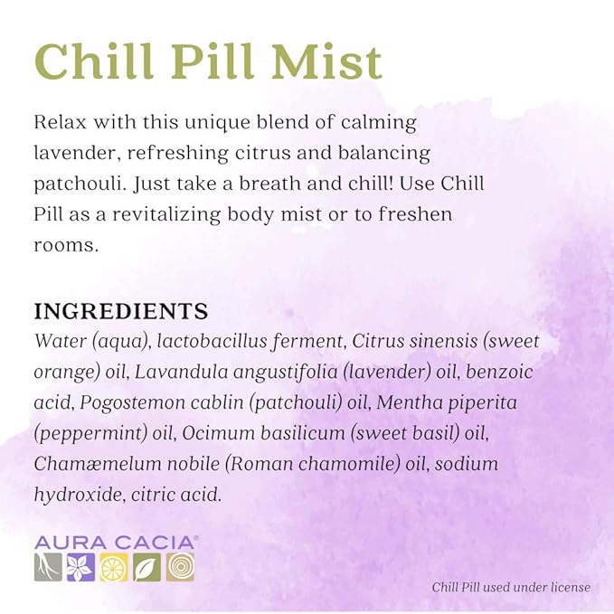 Aura Cacia Aromatherapy Mist, Chill Pill - Image 4