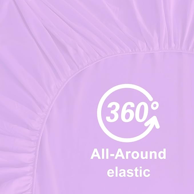 Hotella 100% Microfiber King Size Fitted Sheet Only, Fit - Image 5