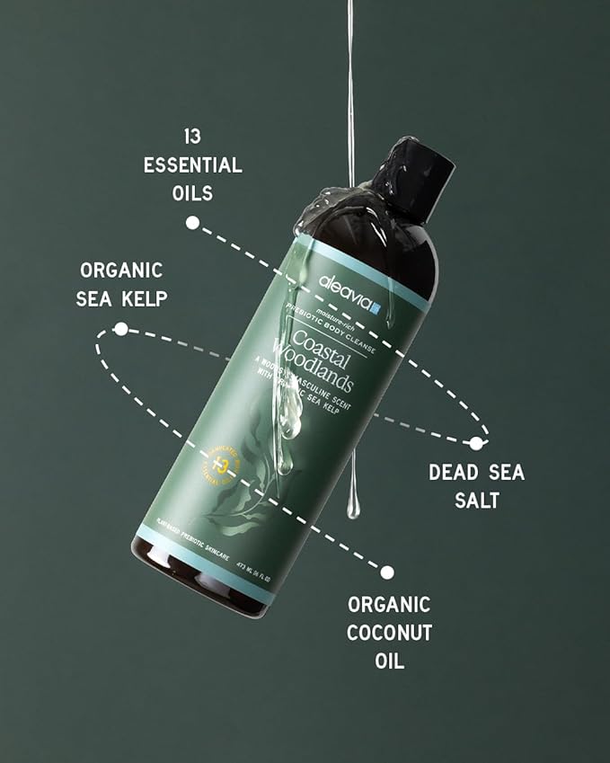 Aleavia Coastal Woodlands Mens Body Cleanse – Organic & All-Natural Prebiotic - Image 4