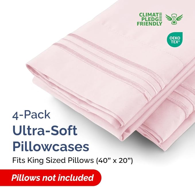 King Pillow Cases Set of 4 - Image 2