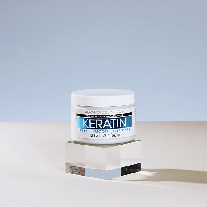 Advanced Clinicals Keratin Hair Mask Treatment, 12 Fl Oz - Image 8