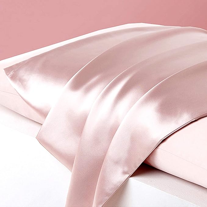 Oeko-TEX Certified Pink Silk Pillowcase - Image 4
