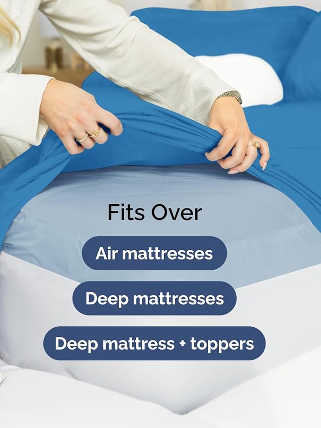 Extra Deep Queen Fitted Sheet - Image 6