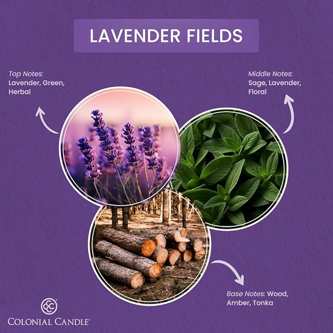 Colonial Candle Lavender Fields Scented Wax Melts, Wax Melt Warmer Cubes - Image 2