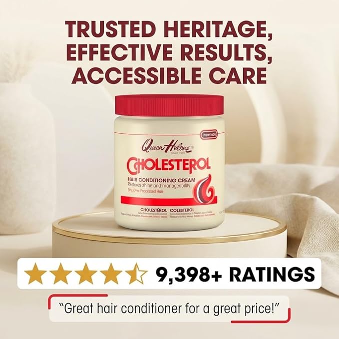 Queen Helene Cholesterol Hair Conditioning Cream – Deep Repair Treatment - Image 4