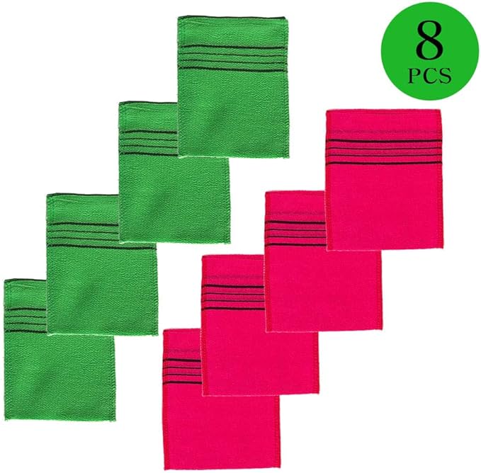 Korean Asian Exfoliating Bath Washcloth Mitt - Image 8