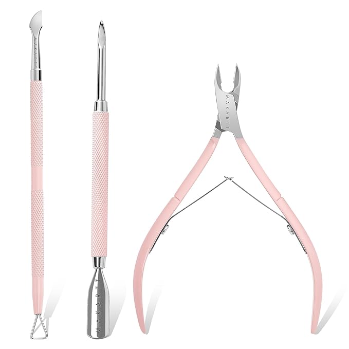 Makartt Cuticle Trimmer with Cuticle Pusher, Nail Scraper by Makartt