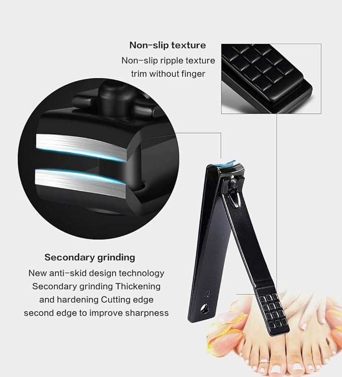 Nail Clippers Sets High Precisio Stainless Steel Nail Cutter Pedicure Kit Nail - Image 2