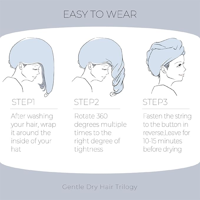 MaopaoBeauty 2 Pack Microfiber Hair Towel Wrap - Image 8