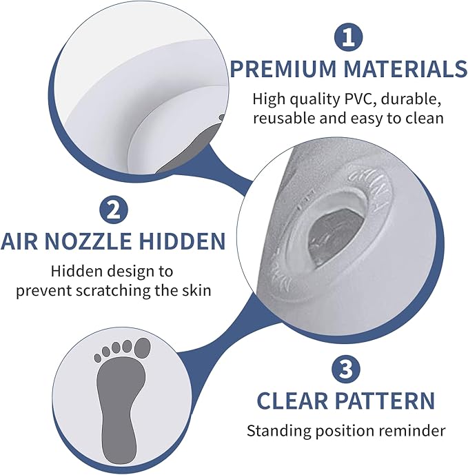 Inflatable Pool Foot Bath Basin, Foot Soaking Bath Basin Foot Bath - Image 3