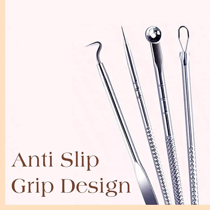 22 Pcs Pimple Popper Tool Kit 410 Stainless Steel Blackhead Remover Tools - Image 8