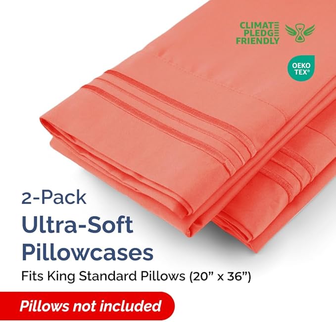King Standard Pillow Cases Set of 2 - Image 2