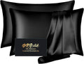 Silk Pillowcase 2 Pack, Mulberry Silk Pillow Cases Queen Size Set of 2 by HOME