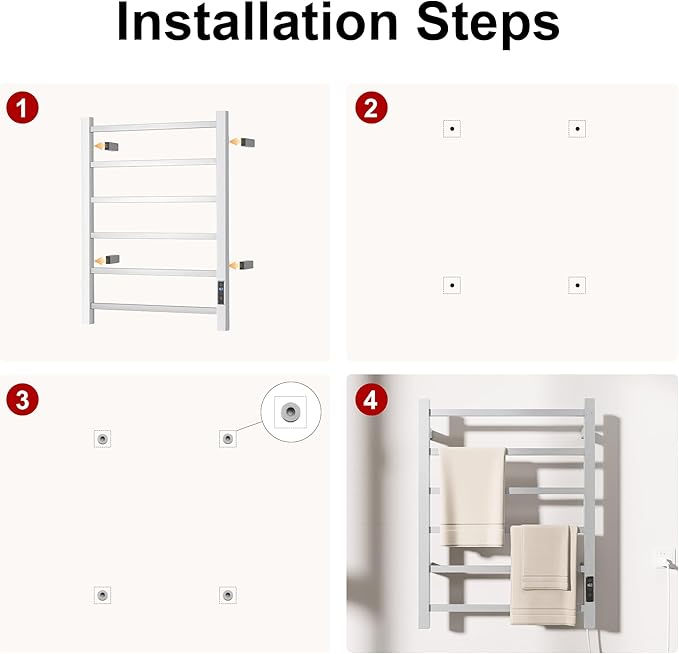 Electric Heated Towel Warmer - Image 2