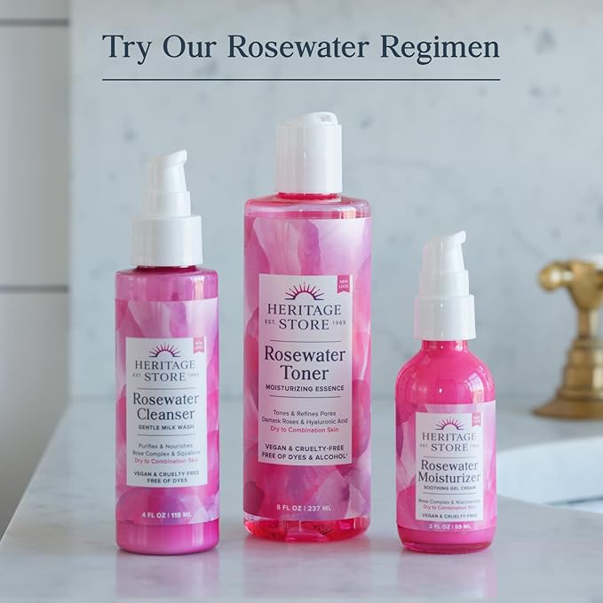 HERITAGE STORE Rosewater & Glycerin Hydrating Facial Mist - Image 6