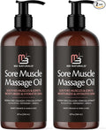 Arnica Sore Muscle Massage Oil for Massage Therapy by M3Naturals