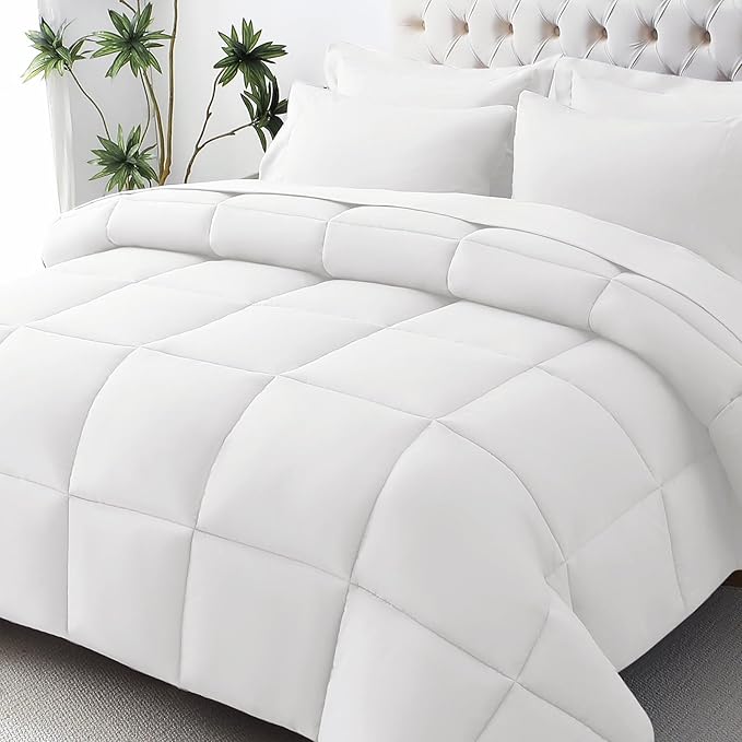 JOLLYVOGUE Queen Comforter Set, Ultra-Soft Bed in a Bag Queen Size 7 Pieces by JOLLYVOGUE