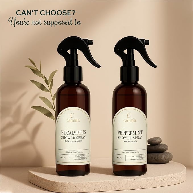 Carnatia Eucalyptus Shower Spray – Aromatherapy Essential Oil Mist - Image 6