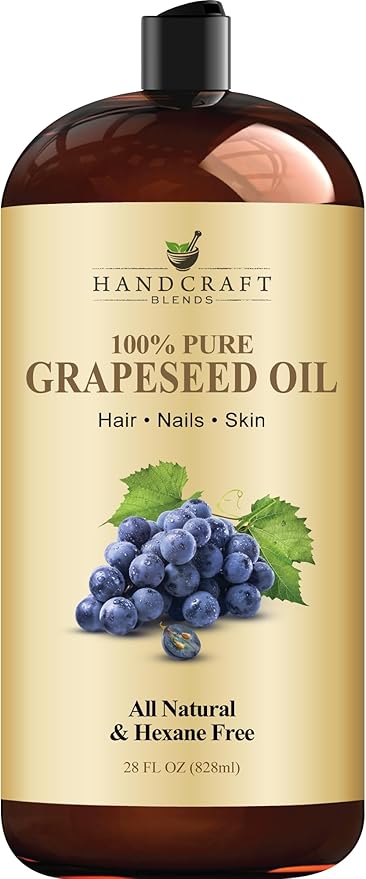 Handcraft Blends Grapeseed Oil | 100% Pure and Natural | Bath & Body Oil | by HandcraftBlends