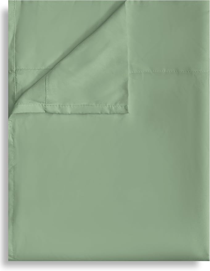 Full Flat Sheet Only, 1 Pack Top Bed Sheets, Soft Breathable Brushed Microfiber by Culve