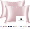 Silk Pillowcase 2 Pack for Hair and Skin by Ravmix